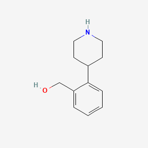 [2-(Piperidin-4-yl)phenyl]methanol