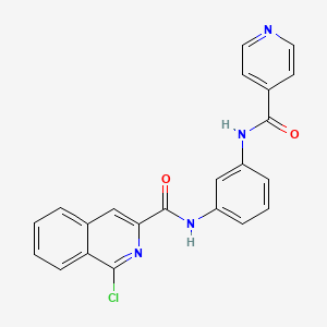 1-chloro-N-[3-(pyridine-4-amido)phenyl]isoquinoline-3-carboxamide