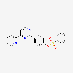 4-[4-(2-Pyridinyl)-2-pyrimidinyl]phenyl benzenesulfonate