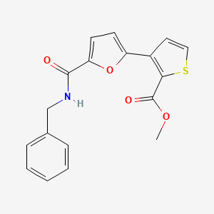 Methyl 3-[5-(benzylcarbamoyl)furan-2-yl]thiophene-2-carboxylate