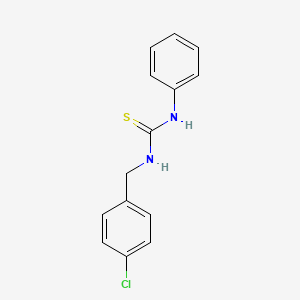 3-[(4-Chlorophenyl)methyl]-1-phenylthiourea