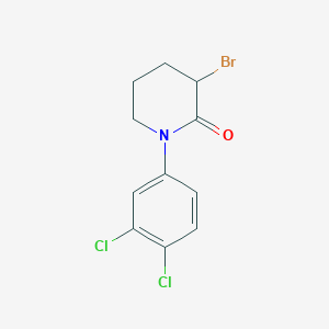 3-Bromo-1-(3,4-dichlorophenyl)piperidin-2-one