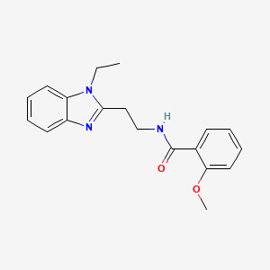 N-[2-(1-ethyl-1H-benzimidazol-2-yl)ethyl]-2-methoxybenzamide