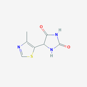 5-(4-Methyl-1,3-thiazol-5-yl)imidazolidine-2,4-dione