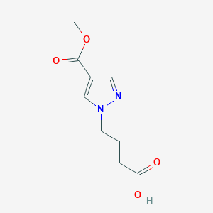 4-[4-(methoxycarbonyl)-1H-pyrazol-1-yl]butanoic acid