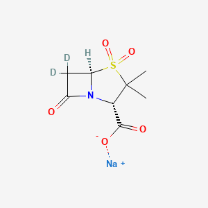 molecular formula C8H10NNaO5S B3019169 Sulbactam D2 sodium salt CAS No. 948027-82-5