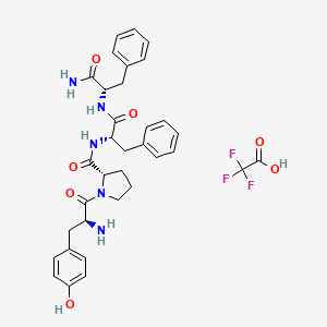 molecular formula C34H38F3N5O7 B3019214 Endomorphin 2 TFA 