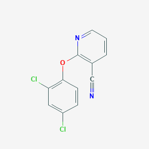molecular formula C12H6Cl2N2O B3019228 2-(2,4-Dichlorophenoxy)pyridine-3-carbonitrile CAS No. 289662-03-9