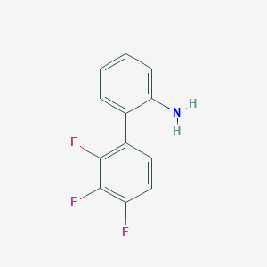 molecular formula C12H8F3N B3019247 2-(2,3,4-Trifluorophenyl)aniline CAS No. 1038396-93-8