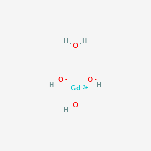 molecular formula GdH5O4 B3019303 Gadolinium hydroxide (Gd(OH)3), hydrate (9CI) CAS No. 100634-91-1
