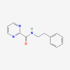 molecular formula C13H13N3O B3019371 N-(2-phenylethyl)pyrimidine-2-carboxamide CAS No. 1251709-81-5