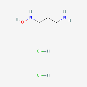 molecular formula C3H12Cl2N2O B3019391 N-(3-aminopropyl)hydroxylamine dihydrochloride CAS No. 84627-32-7