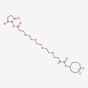 molecular formula C24H38N2O10 B3019591 TCO PEG4 succinimidyl ester CAS No. 1613439-69-2; 1621096-79-4