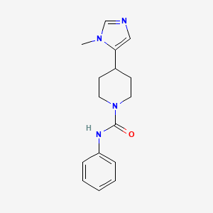 4-(3-Methylimidazol-4-yl)-N-phenylpiperidine-1-carboxamide