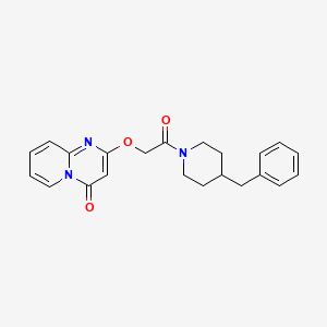 2-(2-(4-benzylpiperidin-1-yl)-2-oxoethoxy)-4H-pyrido[1,2-a]pyrimidin-4-one
