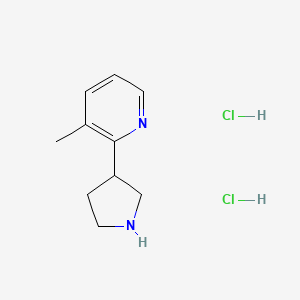 3-Methyl-2-pyrrolidin-3-ylpyridine;dihydrochloride