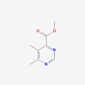 molecular formula C8H10N2O2 B3019646 Methyl 5,6-dimethylpyrimidine-4-carboxylate CAS No. 2107494-76-6