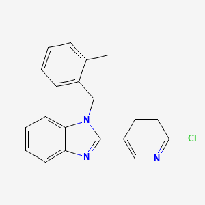 2-(6-chloro-3-pyridinyl)-1-(2-methylbenzyl)-1H-1,3-benzimidazole