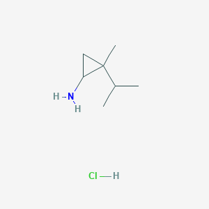 2-Methyl-2-(propan-2-yl)cyclopropan-1-amine hydrochloride