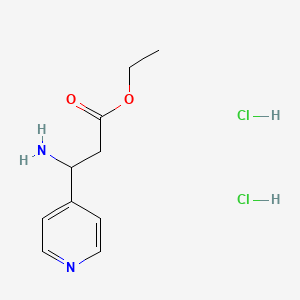 Ethyl 3-amino-3-(pyridin-4-yl)propanoate dihydrochloride