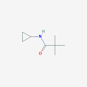 molecular formula C8H15NO B3019688 N-cyclopropyl-2,2-dimethylpropanamide CAS No. 540792-73-2