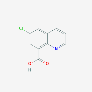 molecular formula C10H6ClNO2 B030197 6-Chloroquinoline-8-carboxylic acid CAS No. 6456-78-6