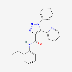 N-(2-isopropylphenyl)-1-phenyl-5-(pyridin-2-yl)-1H-1,2,3-triazole-4-carboxamide