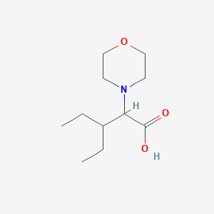 3-Ethyl-2-morpholin-4-ylpentanoic acid