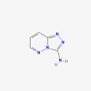 molecular formula C5H5N5 B3019722 3-Amino-sym-triazolo [4,3-b]pyridazine CAS No. 53854-45-8