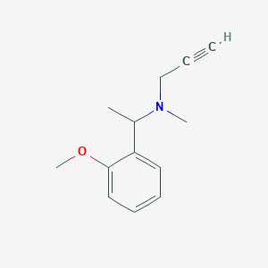molecular formula C13H17NO B3019738 [1-(2-Methoxyphenyl)ethyl](methyl)(prop-2-yn-1-yl)amine CAS No. 1241240-69-6