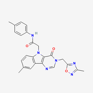 4-[4-(4-{[4-(4-Methoxyphenyl)piperazin-1-yl]carbonyl}-1,3-thiazol-2-yl)pyridin-2-yl]morpholine