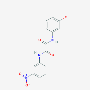 molecular formula C15H13N3O5 B3019760 N1-(3-methoxyphenyl)-N2-(3-nitrophenyl)oxalamide CAS No. 899978-62-2
