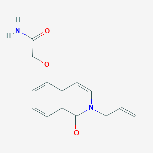 2-(1-Oxo-2-prop-2-enylisoquinolin-5-yl)oxyacetamide