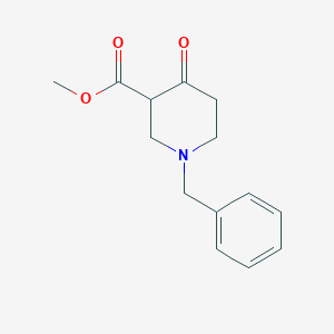 molecular formula C14H17NO3 B030199 1-Benzyl-3-methoxycarbonyl-4-piperidone CAS No. 57611-47-9