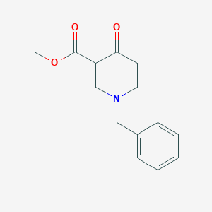 molecular formula C14H17NO3 B030199 1-苄基-4-氧代哌啶-3-羧酸甲酯 CAS No. 57611-47-9