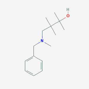 molecular formula C15H25NO B3019908 4-[Benzyl(methyl)amino]-2,3,3-trimethylbutan-2-ol CAS No. 258345-36-7