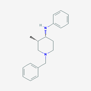 molecular formula C19H24N2 B030200 (3S,4R)-1-Benzyl-3-methyl-N-phenylpiperidin-4-amine CAS No. 79278-34-5