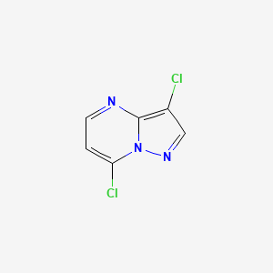 molecular formula C6H3Cl2N3 B3020292 3,7-Dichloropyrazolo[1,5-a]pyrimidine CAS No. 1784924-19-1