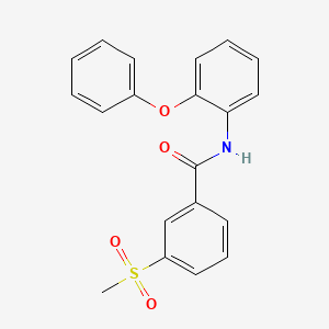 3-methanesulfonyl-N-(2-phenoxyphenyl)benzamide
