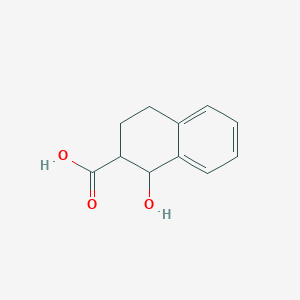 molecular formula C11H12O3 B3020500 1-Hydroxy-1,2,3,4-tetrahydronaphthalene-2-carboxylic acid CAS No. 103986-79-4