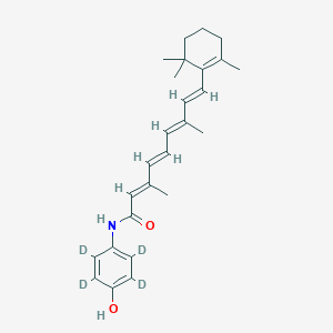 molecular formula C26H33NO2 B3020529 4'-Hydroxy Fenretinide-d4 