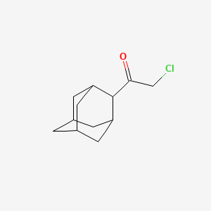 molecular formula C12H17ClO B3020608 2-Adamantyl-chlormethyl-keton CAS No. 66374-57-0