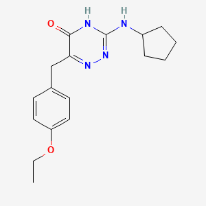 3-(cyclopentylamino)-6-(4-ethoxybenzyl)-1,2,4-triazin-5(4H)-one