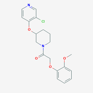 1-(3-((3-Chloropyridin-4-yl)oxy)piperidin-1-yl)-2-(2-methoxyphenoxy)ethanone