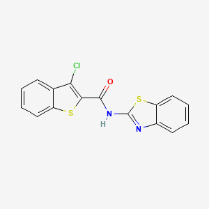 molecular formula C16H9ClN2OS2 B3020652 WAY-304671 
