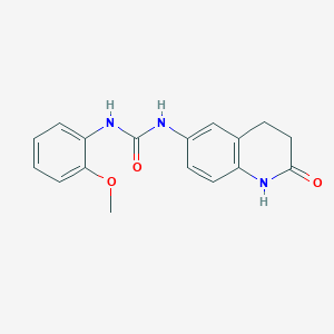1-(2-Methoxyphenyl)-3-(2-oxo-1,2,3,4-tetrahydroquinolin-6-yl)urea