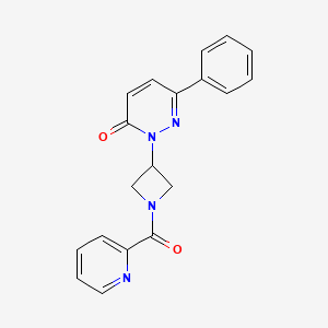 6-Phenyl-2-[1-(pyridine-2-carbonyl)azetidin-3-yl]pyridazin-3-one