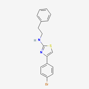 4-(4-bromophenyl)-N-(2-phenylethyl)-1,3-thiazol-2-amine