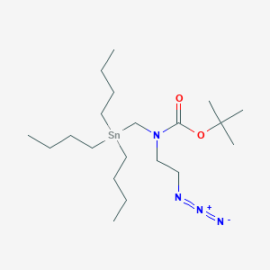 tert-Butyl (2-azidoethyl)((tributylstannyl)methyl)carbamate