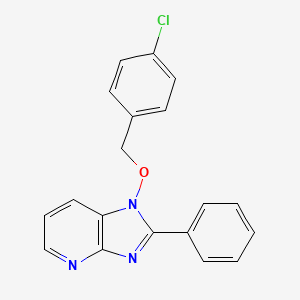 1-[(4-chlorobenzyl)oxy]-2-phenyl-1H-imidazo[4,5-b]pyridine